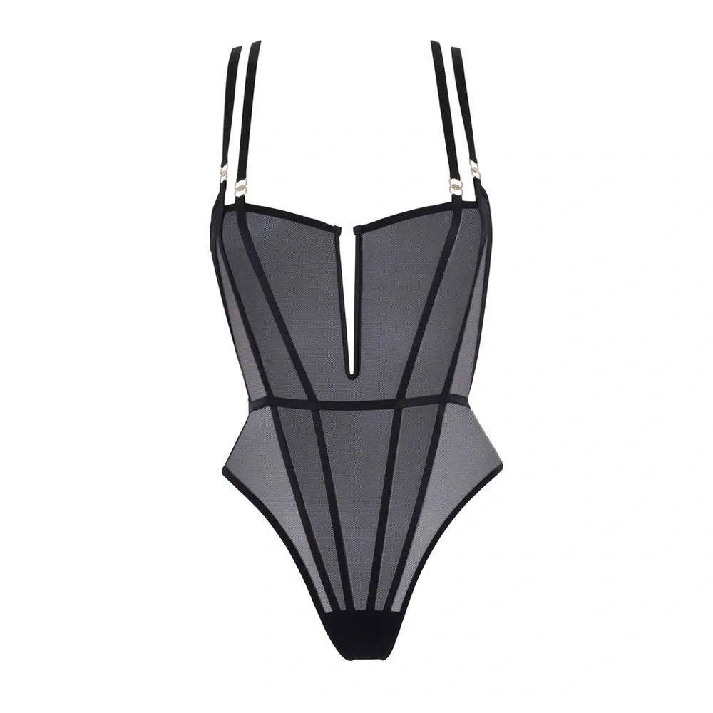 {{bluebella}} Elizabeth Sheer Mesh Bodysuit - Picture 1 of 8